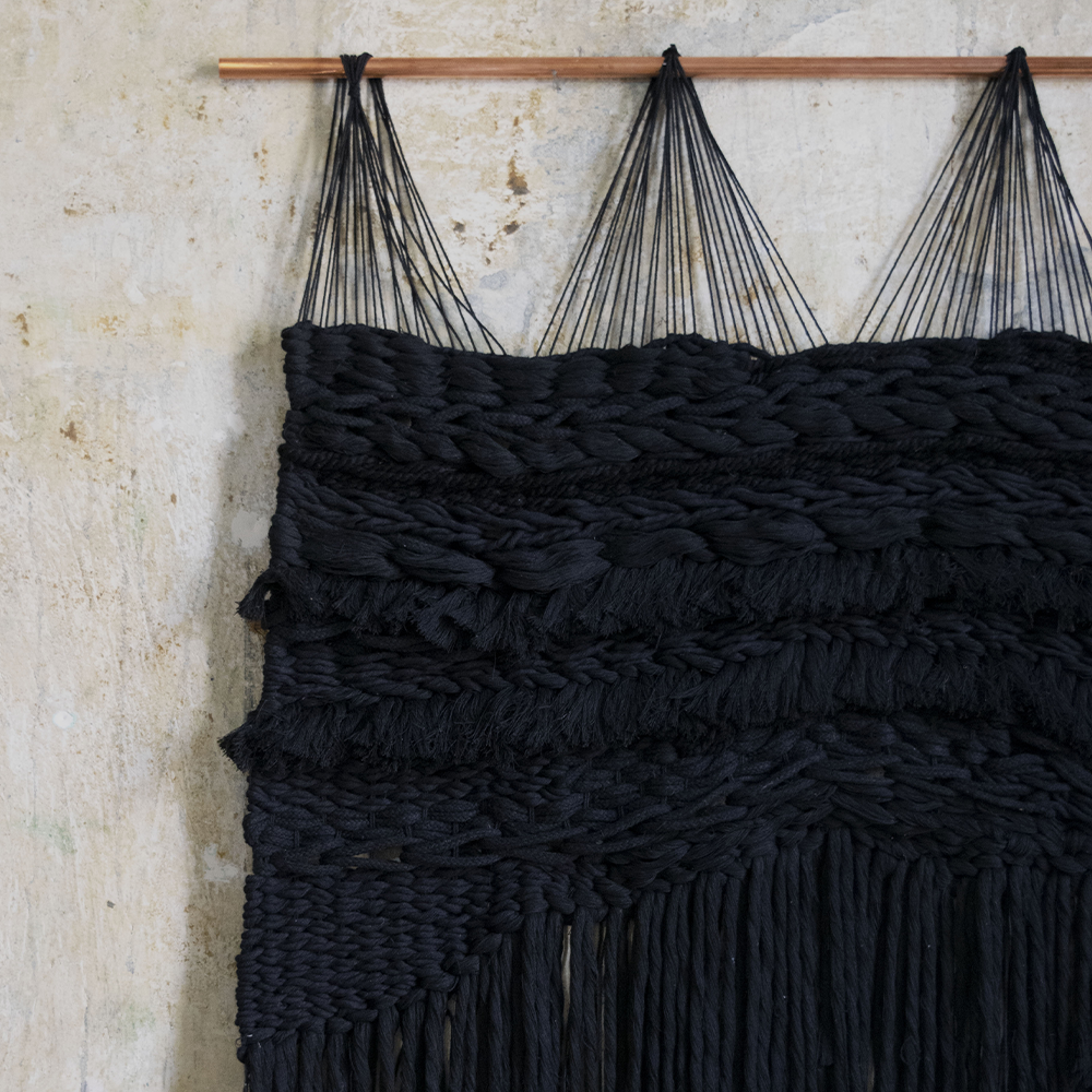 AURORA - TAPIZ DE MACRAMÉ DE ALGODÓN