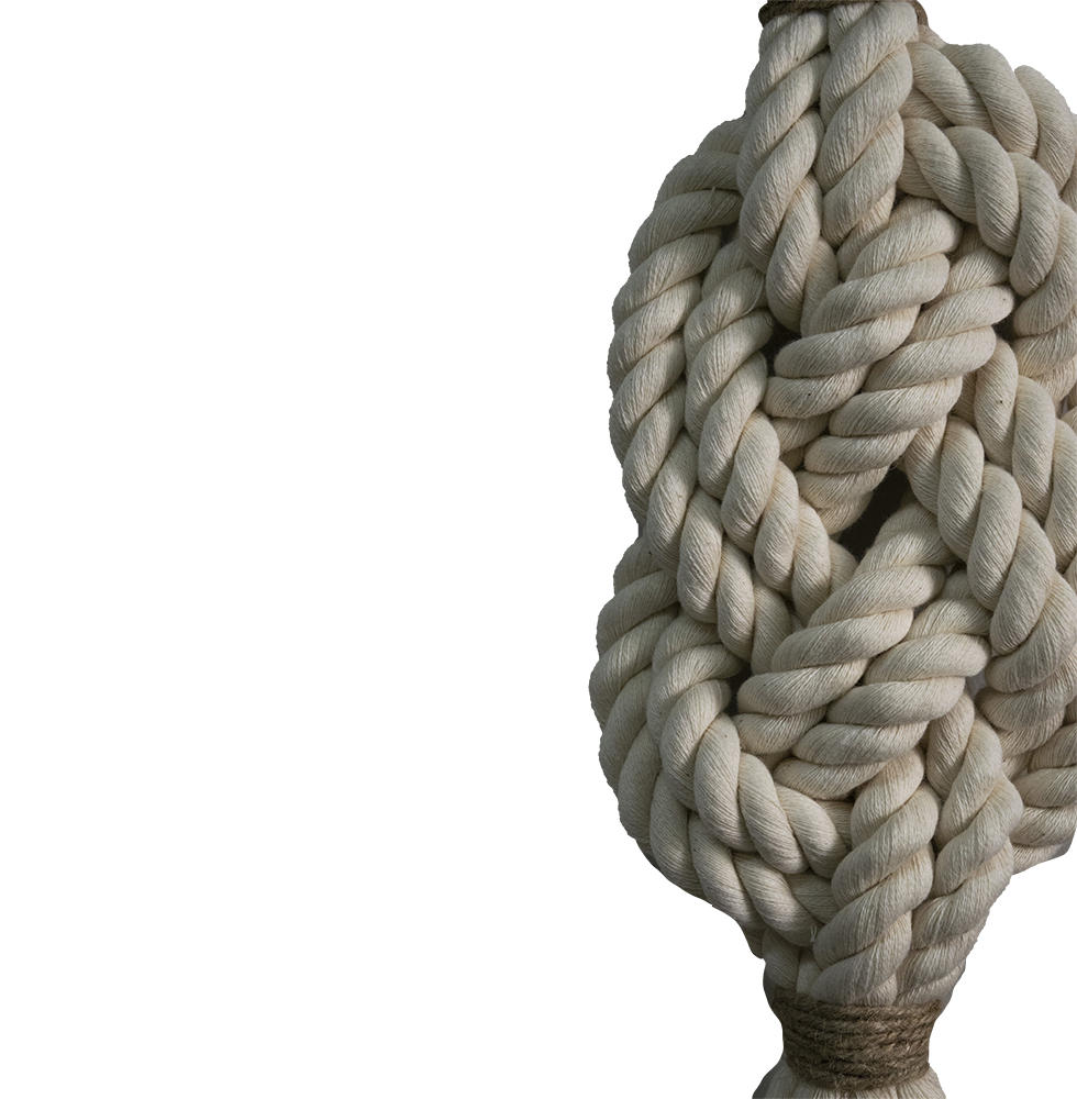 NAHUEL - NUDO DE MACRAMÉ DE ALGODÓN