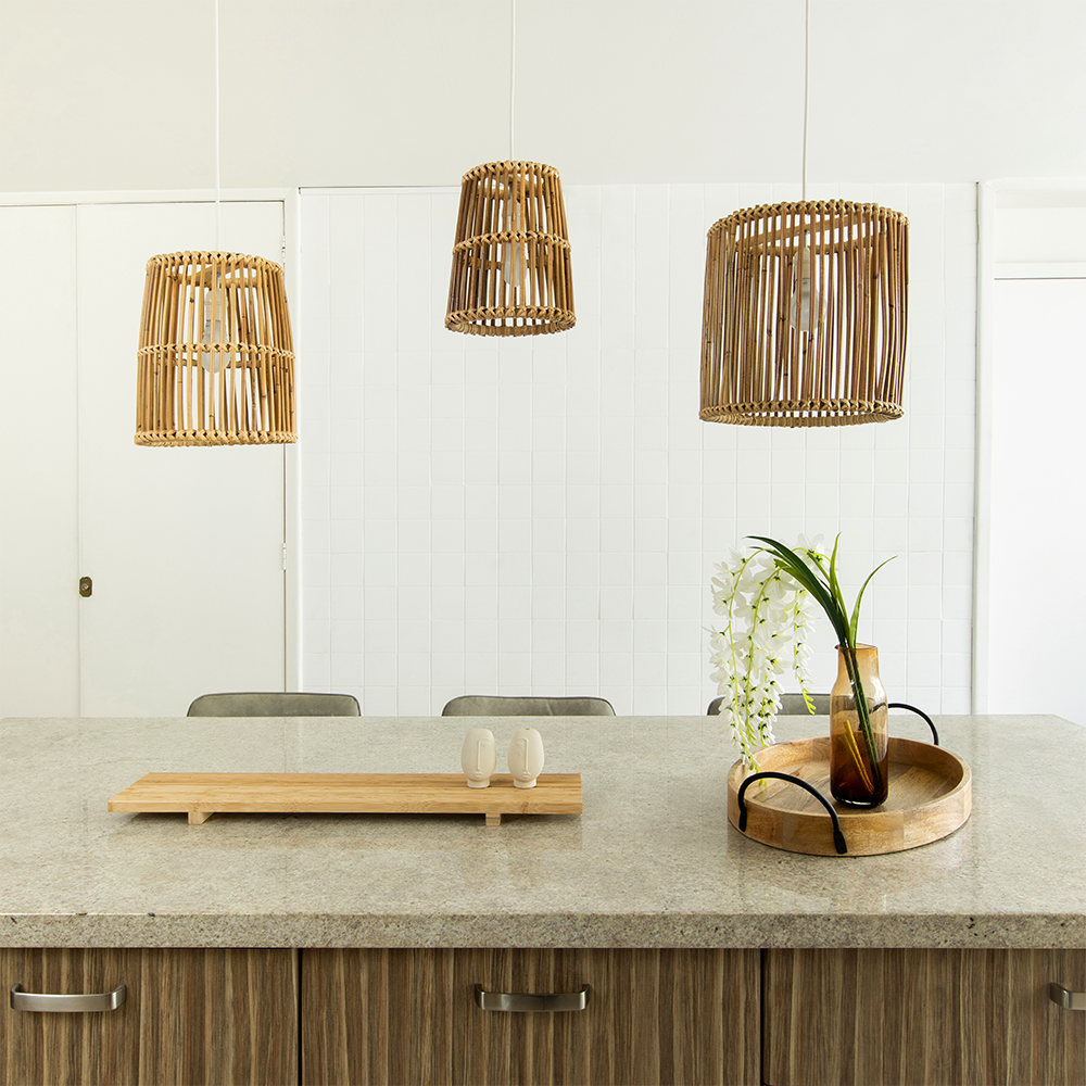 LITZA - LÁMPARA COLGANTE DE RATÁN