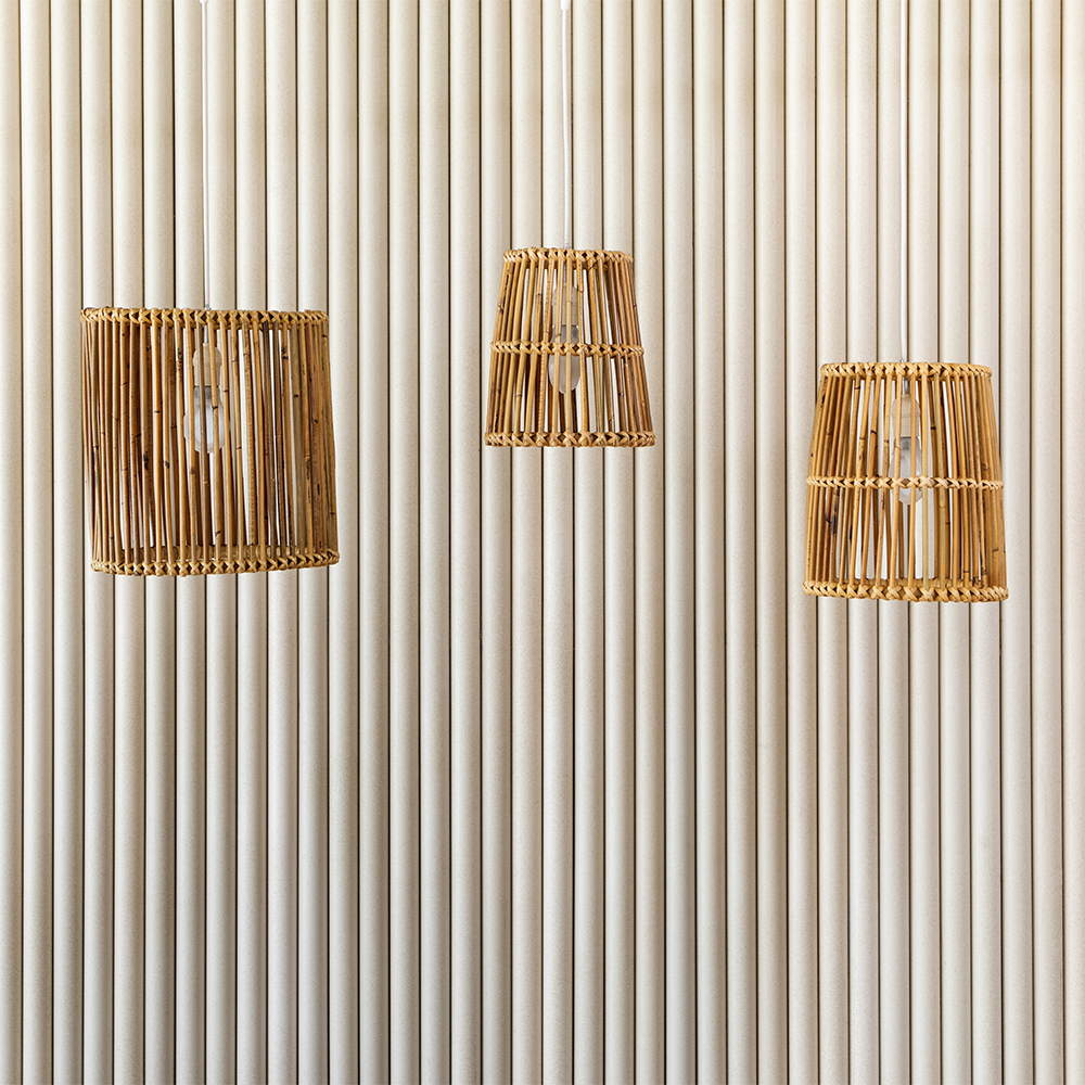 MUYAL - LÁMPARA COLGANTE DE RATÁN