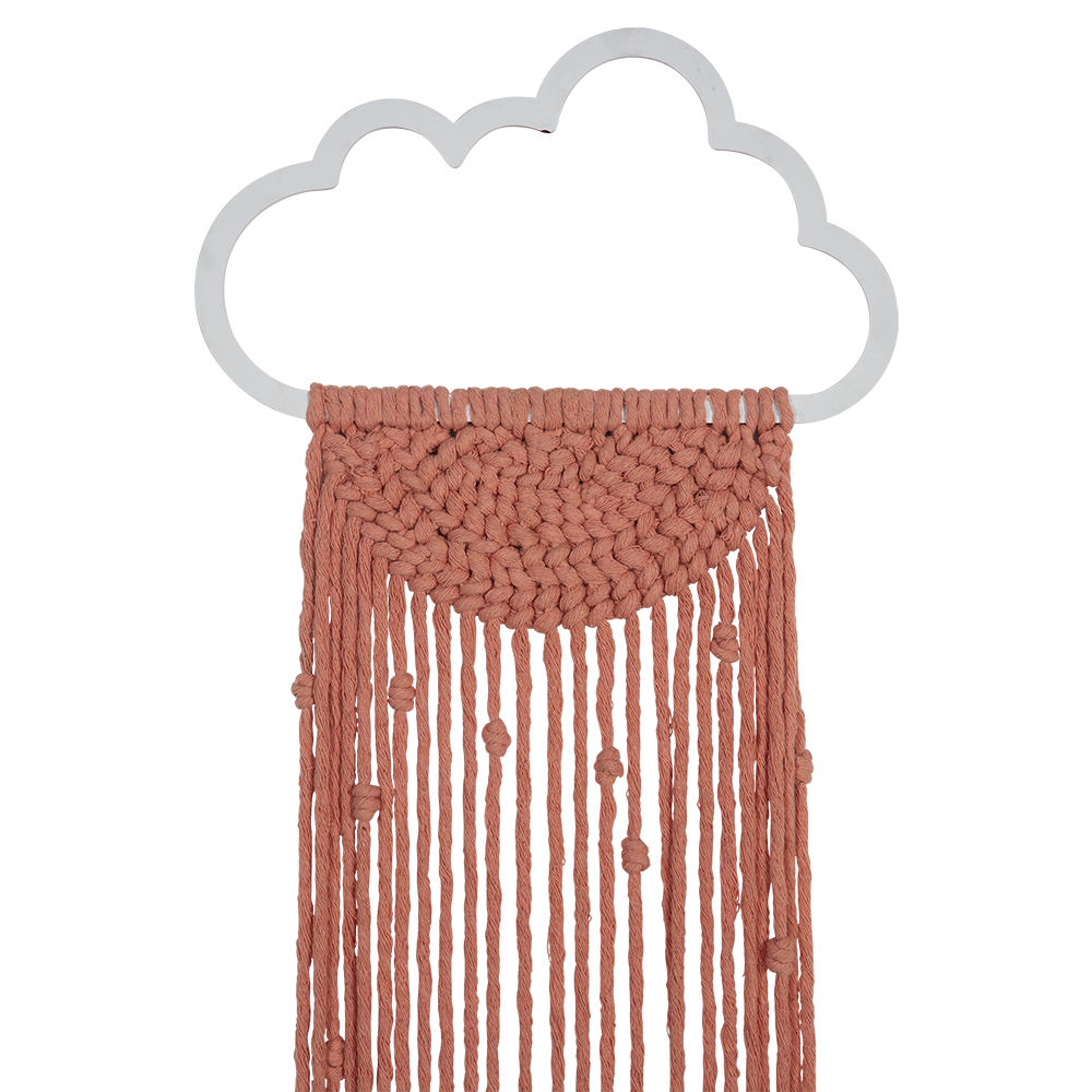 NUBE - TAPIZ DE MACRAMÉ DE ALGODÓN