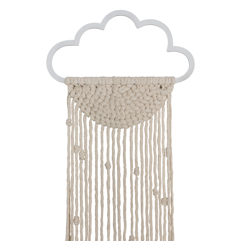 NUBE - TAPIZ DE MACRAMÉ DE ALGODÓN