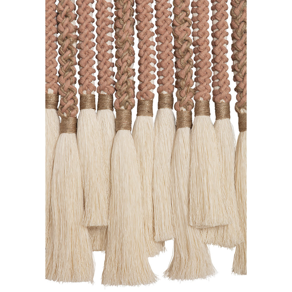 NAHUA - TAPIZ DE MACRAMÉ DE ALGODÓN