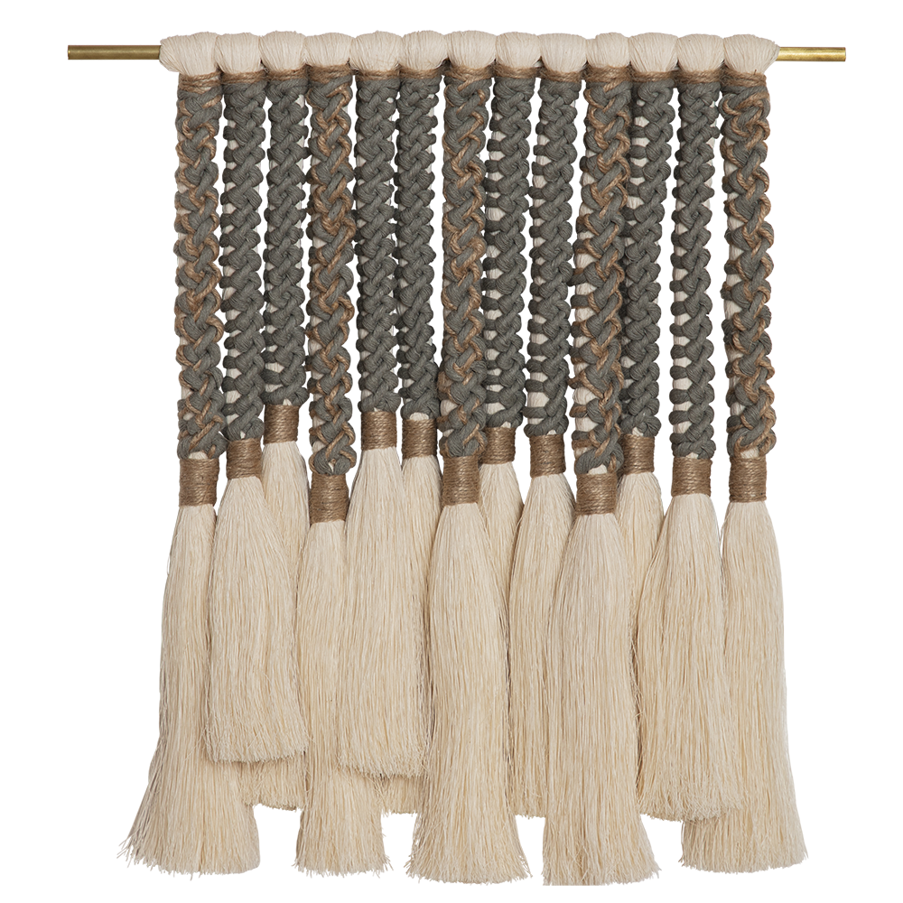 NAHUA - TAPIZ DE MACRAMÉ DE ALGODÓN