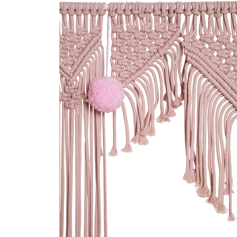 YUNI - CORTINA DE MACRAMÉ DE ALGODÓN