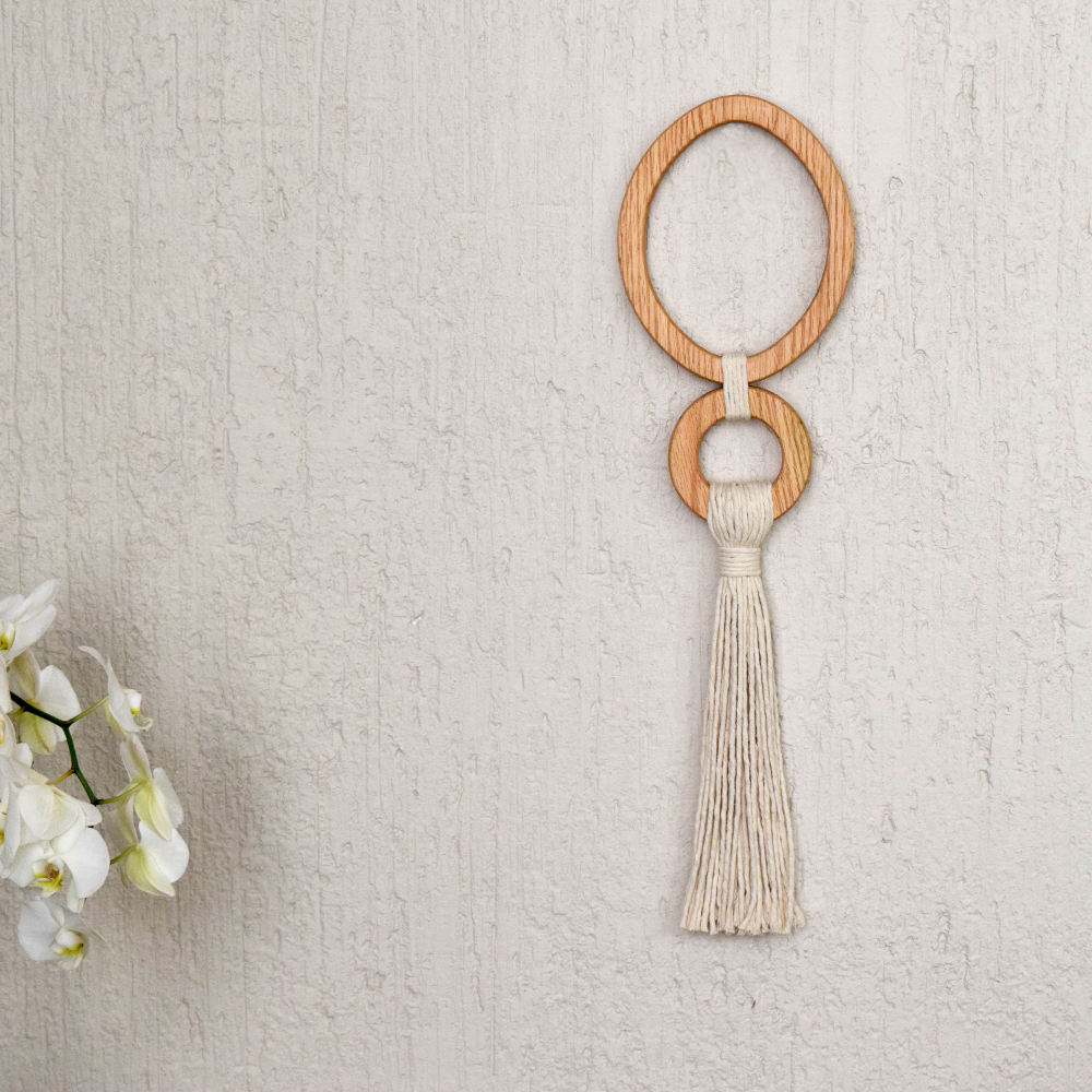 MIXCOATL - AROS DE ENCINO CON CUERDAS DE ALGODÓN