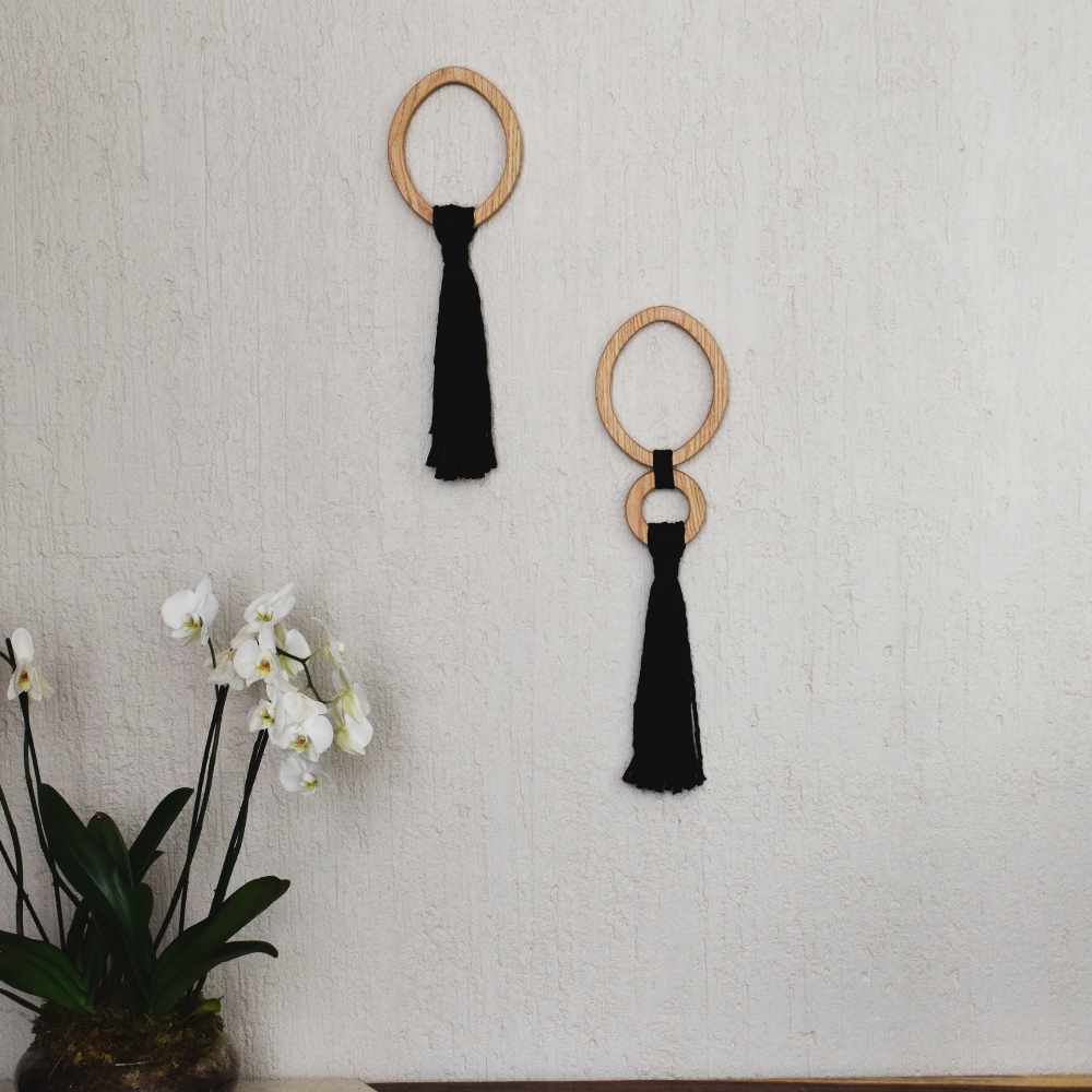 MIXCOATL - AROS DE ENCINO CON CUERDAS DE ALGODÓN