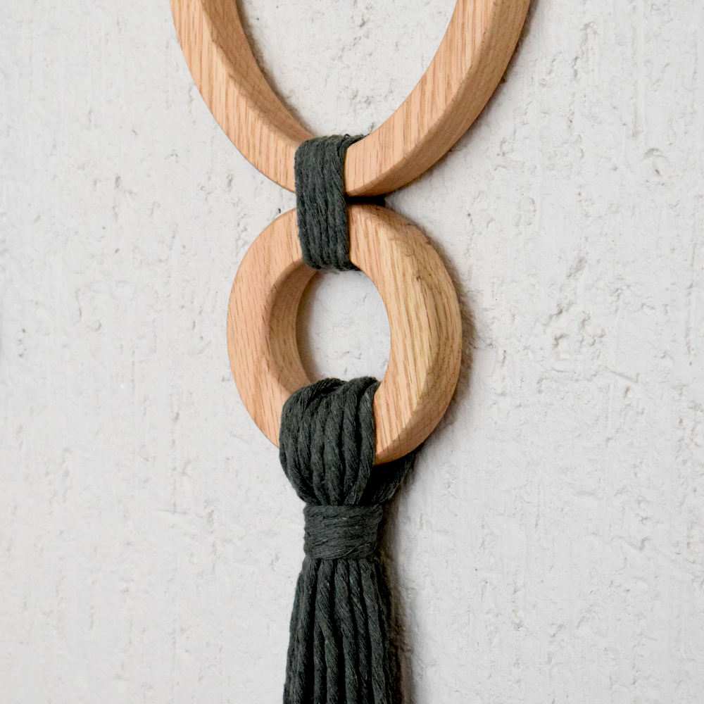 MIXCOATL - AROS DE ENCINO CON CUERDAS DE ALGODÓN