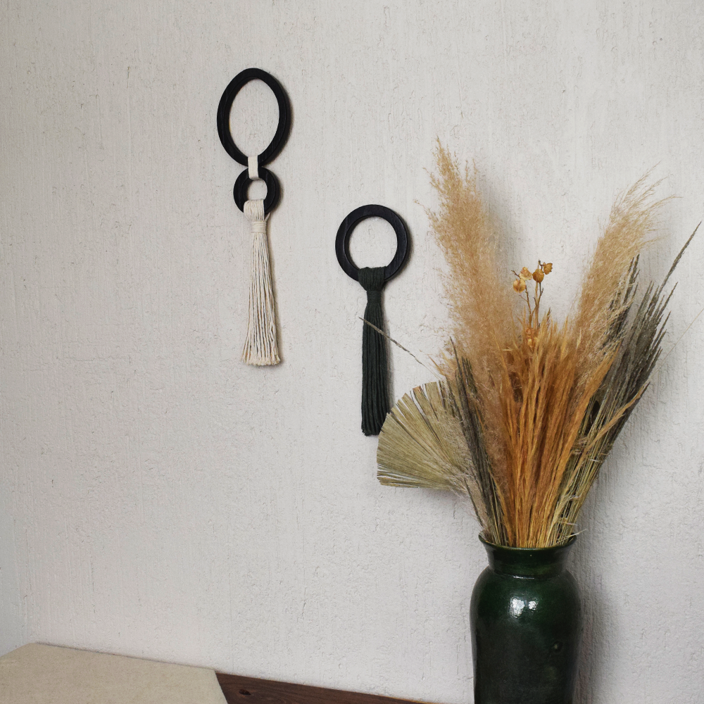 MILLI - AROS DE ENCINO CON CUERDAS DE ALGODÓN