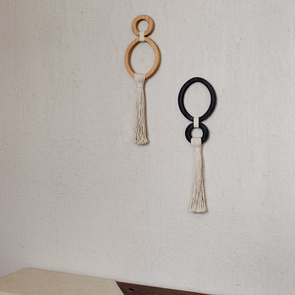 MILLI - AROS DE ENCINO CON CUERDAS DE ALGODÓN