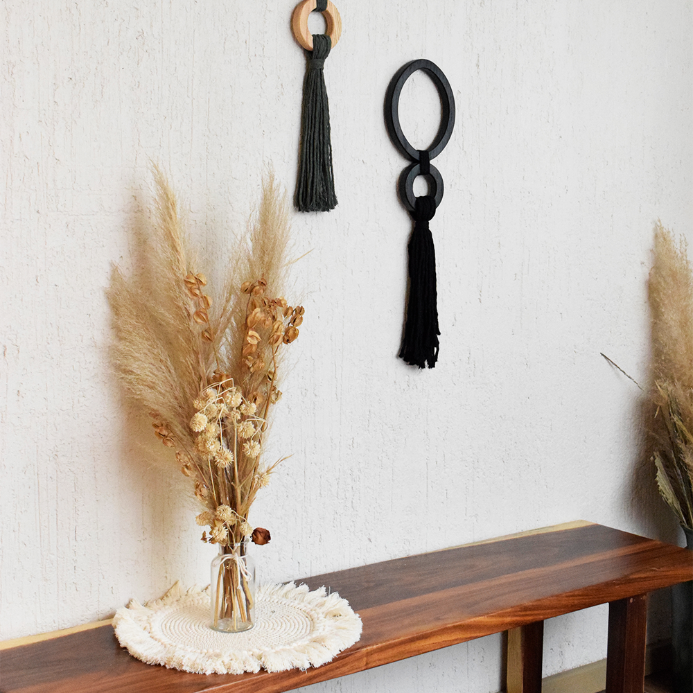 MILLI - AROS DE ENCINO CON CUERDAS DE ALGODÓN