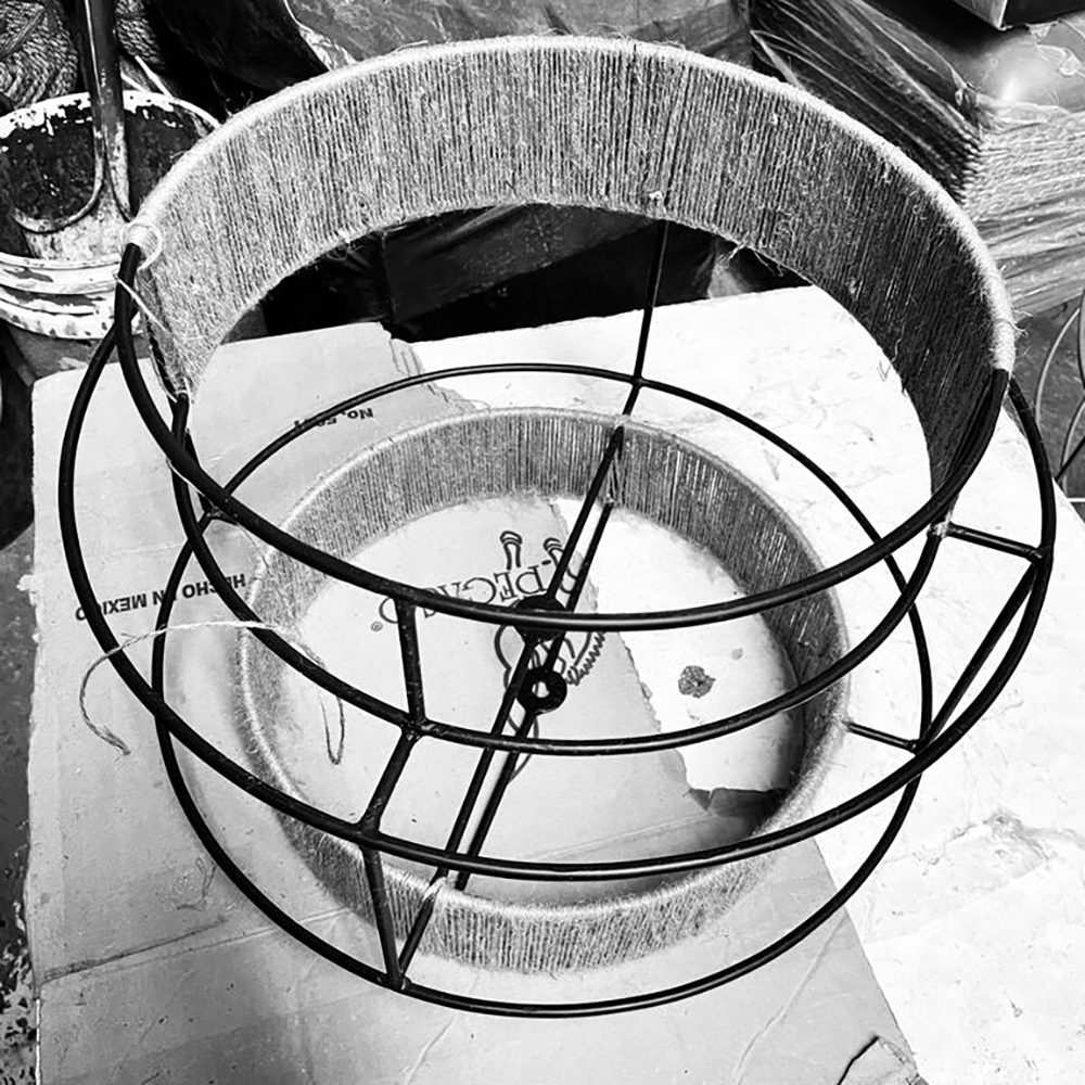 TIKAL - LÁMPARA COLGANTE DE YUTE