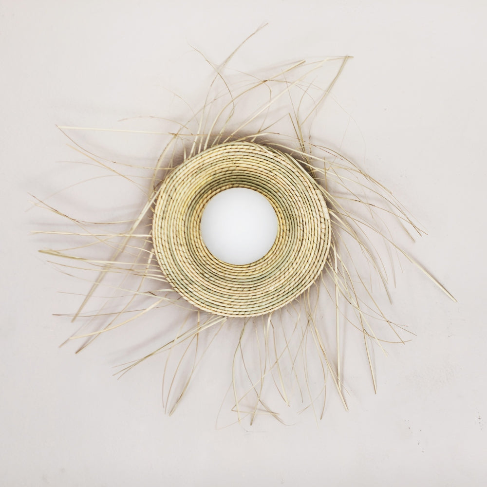 YUCCA - LÁMPARA DE PARED DE PALMA
