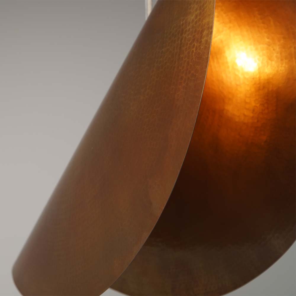 ÓPALO - LÁMPARA COLGANTE DE COBRE