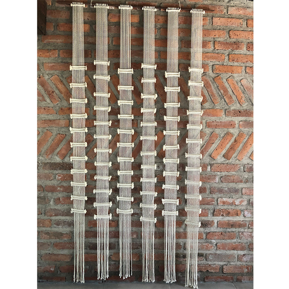 CHAPALA - TAPIZ DE MACRAMÉ DE ALGODÓN