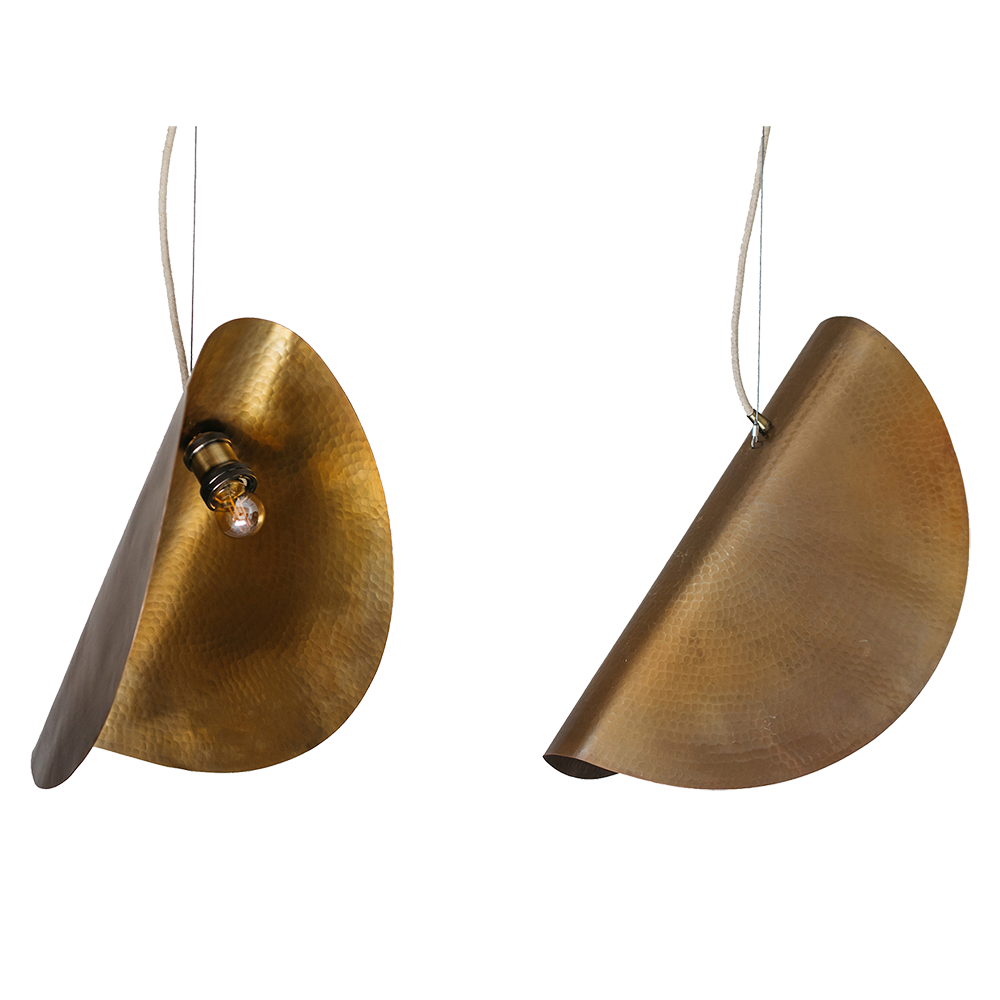 ÓPALO - LÁMPARA COLGANTE DE COBRE