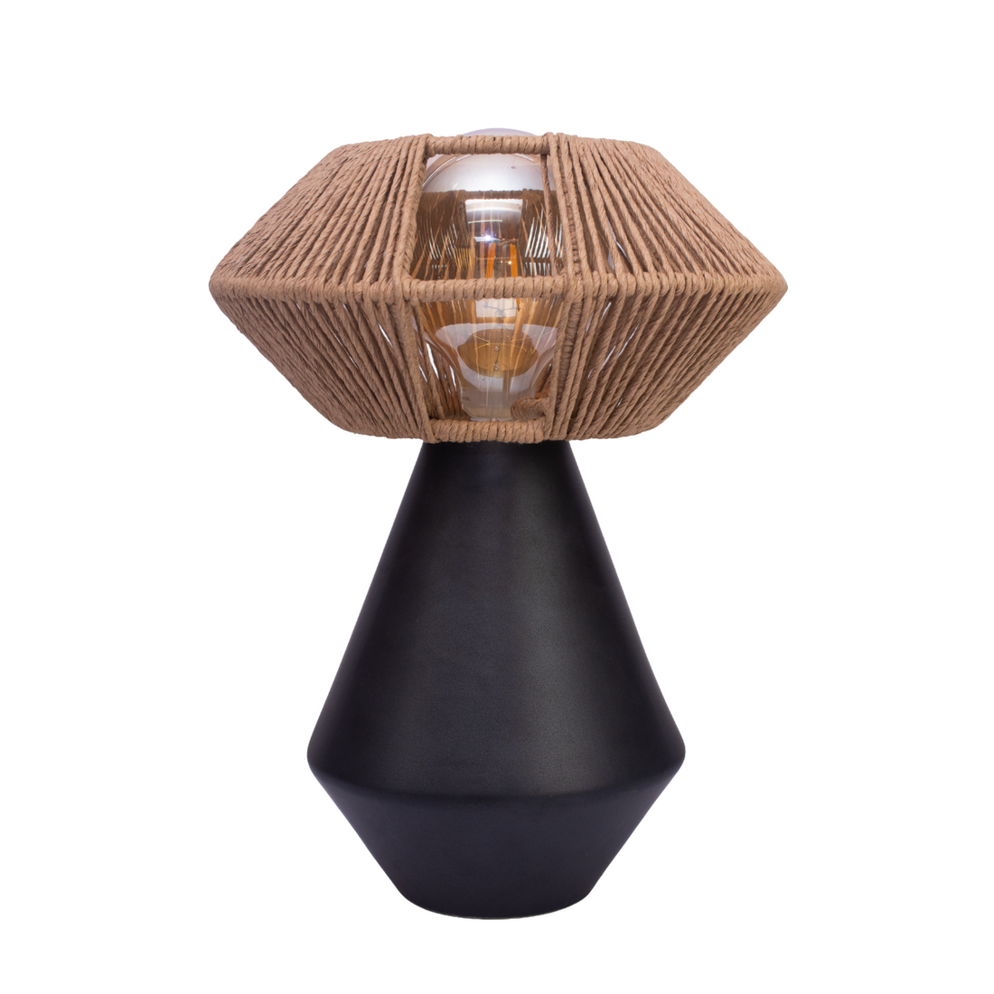 TONAL - LÁMPARA DE MESA DE CERÁMICA Y CORDÓN CRAFT