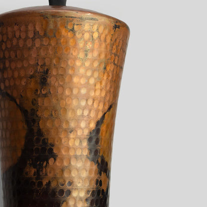 TOZI - LÁMPARA COLGANTE DE COBRE NATURAL MANCHADO