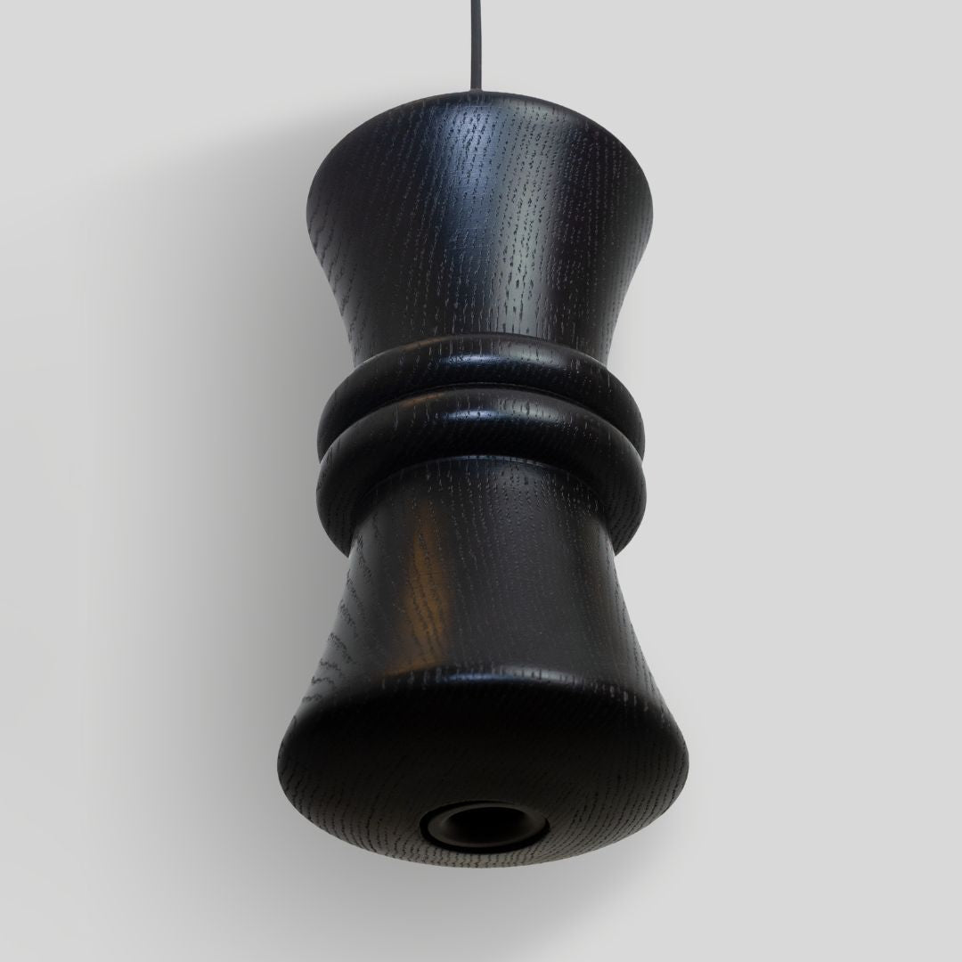 OMET - LÁMPARA COLGANTE DE ENCINO NEGRO