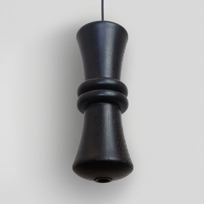 TOZI - LÁMPARA COLGANTE DE ENCINO NEGRO