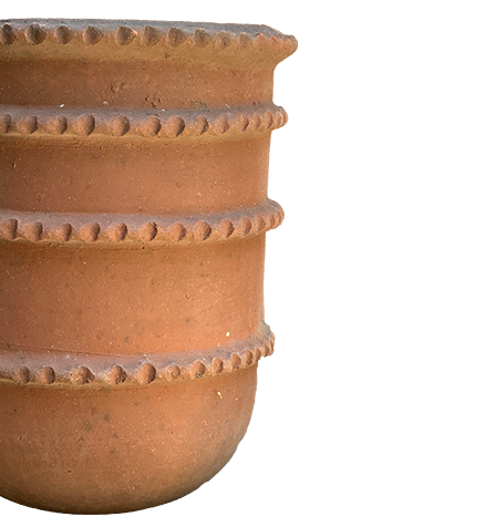 ATZIMBO - MACETA DE BARRO