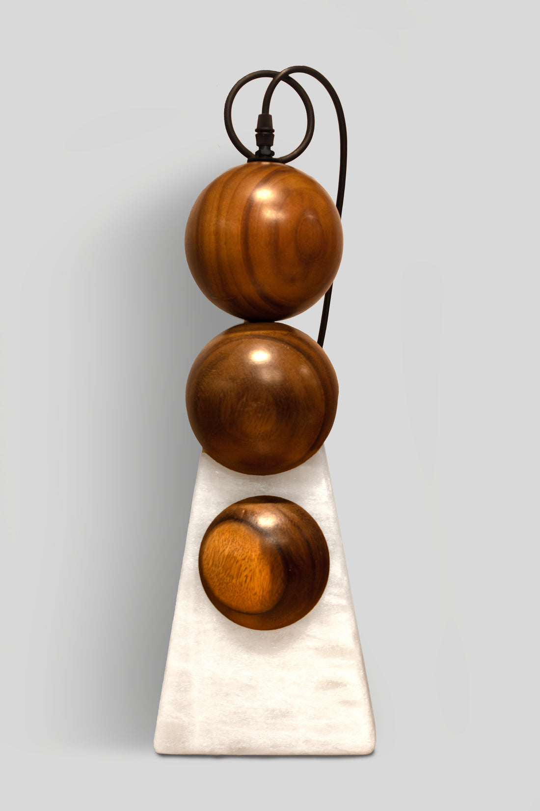 HALO - LÁMPARA DE MESA DE PAROTA Y ÓNIX