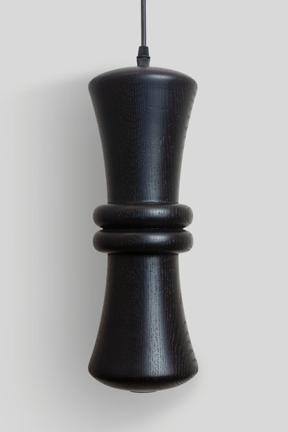 TOZI - LÁMPARA COLGANTE DE ENCINO NEGRO