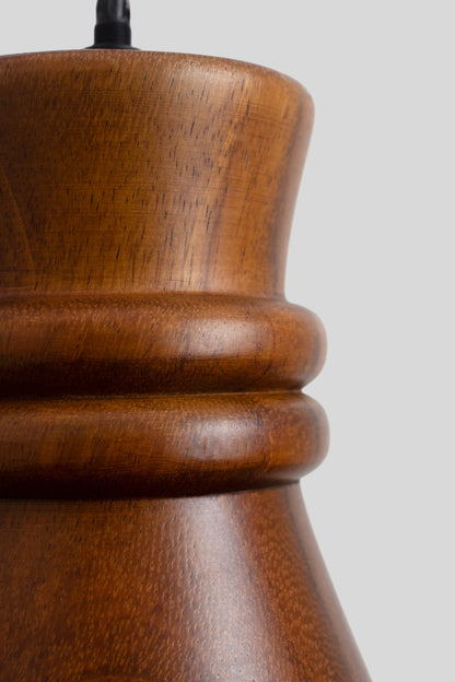 TANU - LÁMPARA COLGANTE DE PAROTA NATURAL