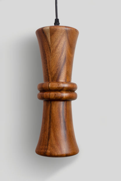 TOZI - LÁMPARA COLGANTE DE PAROTA NATURAL