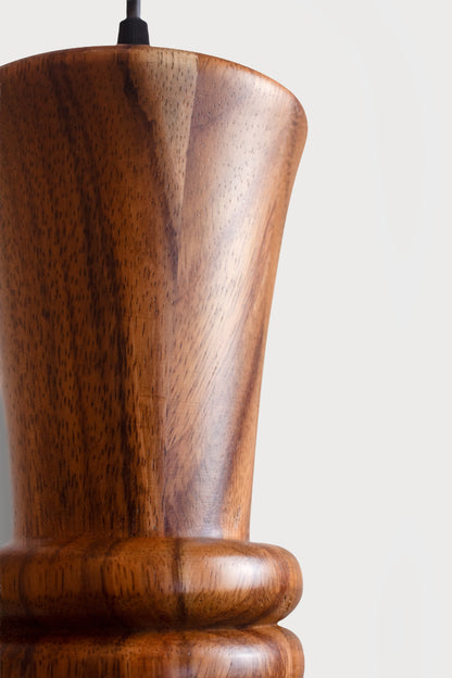 TOZI - LÁMPARA COLGANTE DE PAROTA NATURAL