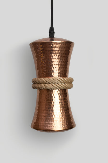 OMET - LÁMPARA COLGANTE DE COBRE BRILLANTE NATURAL