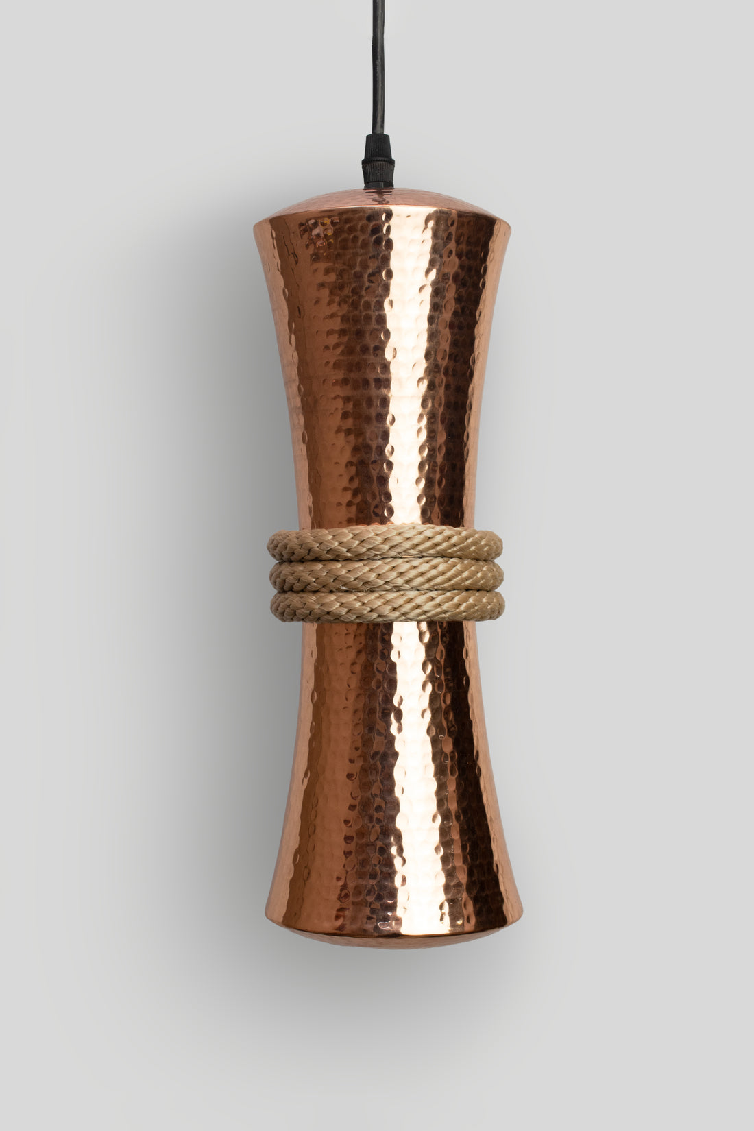 TOZI - LÁMPARA COLGANTE DE COBRE BRILLANTE NATURAL