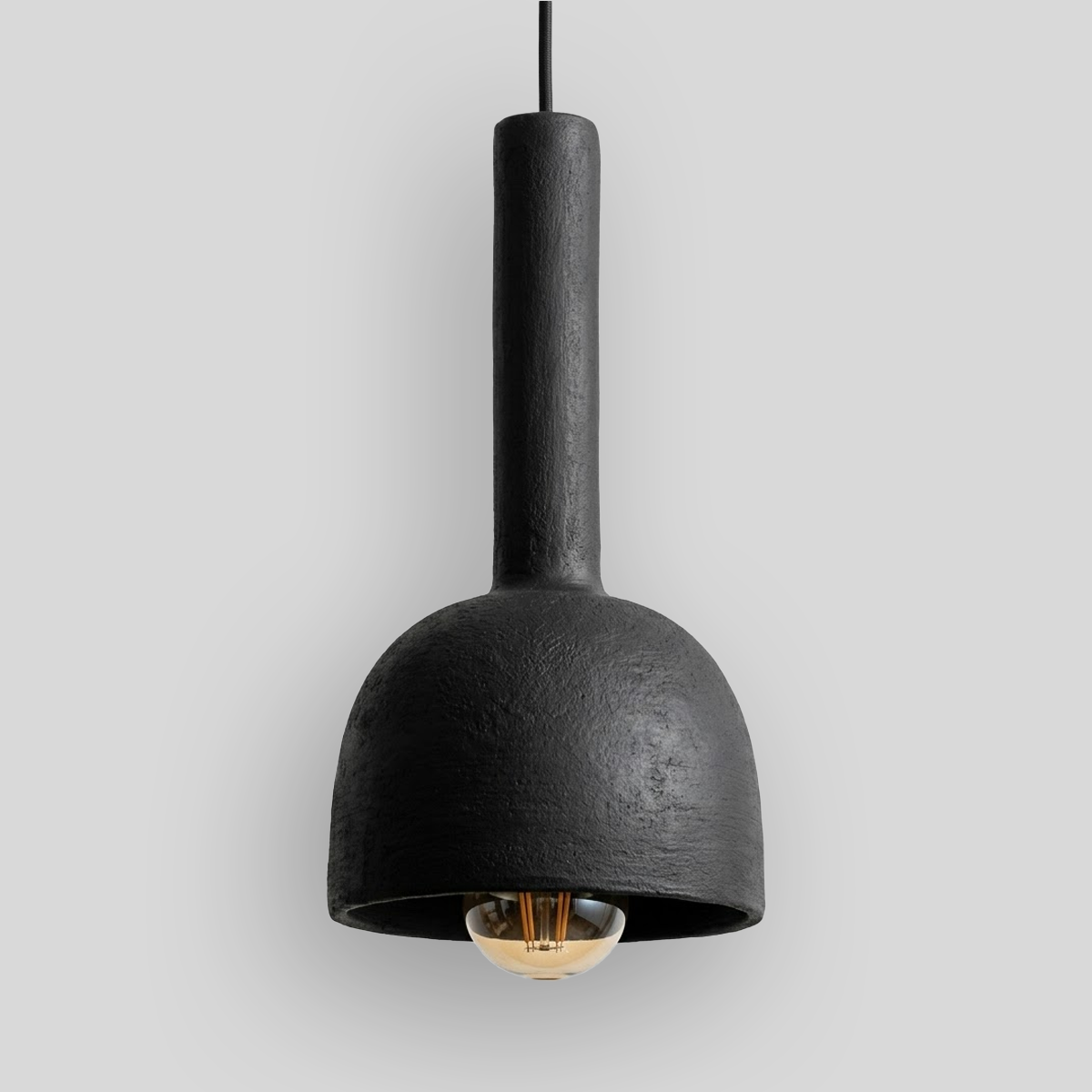 EDAKI - LÁMPARA COLGANTE DE BARRO NEGRO