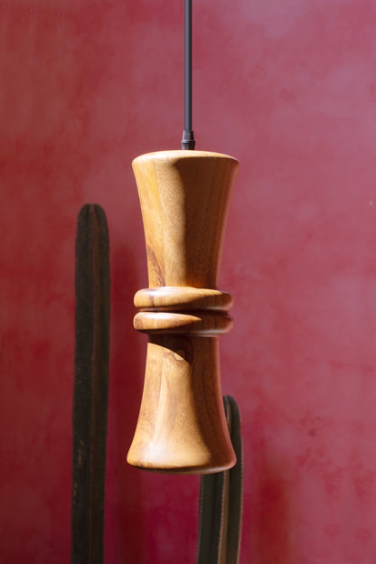 TOZI - LÁMPARA COLGANTE DE PAROTA NATURAL