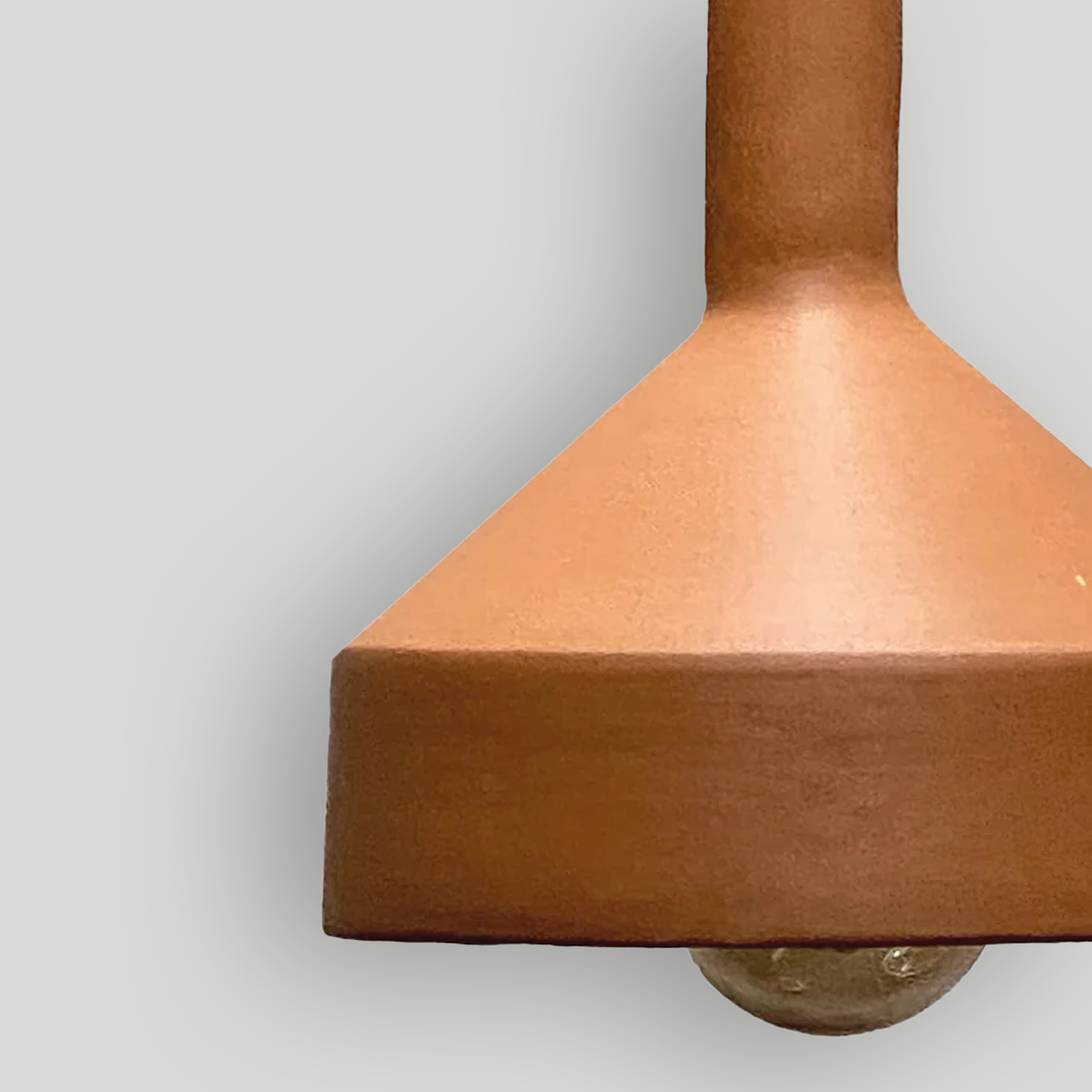 KINIK - LÁMPARA COLGANTE DE BARRO NATURAL