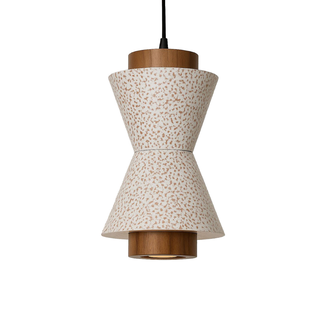 LUUMA - LÁMPARA COLGANTE DE COBRE Y PAROTA