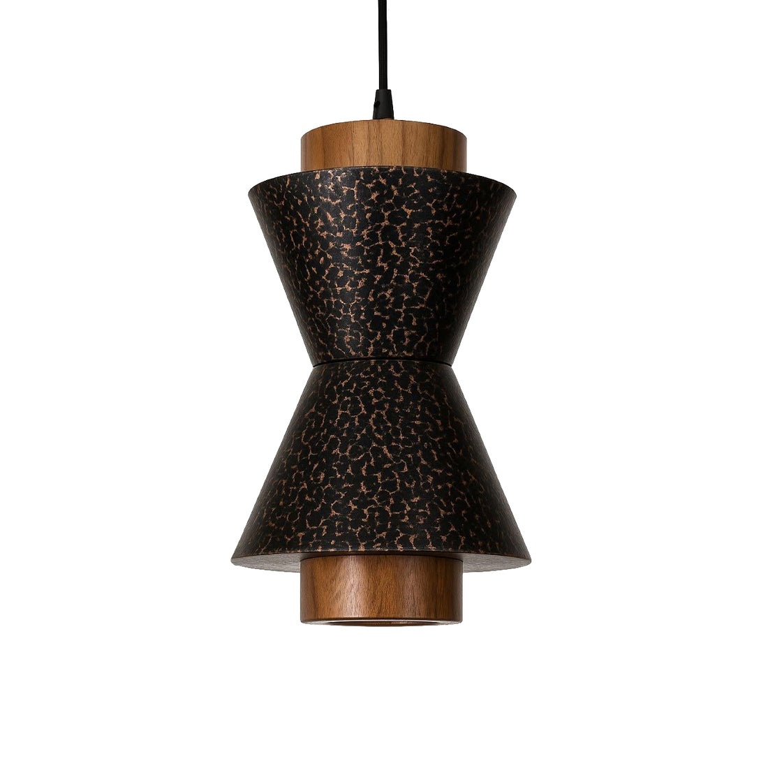 LUUMA - LÁMPARA COLGANTE DE COBRE Y PAROTA