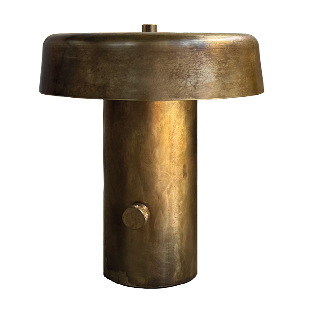 WAKAX - LÁMPARA DE MESA DE LATÓN