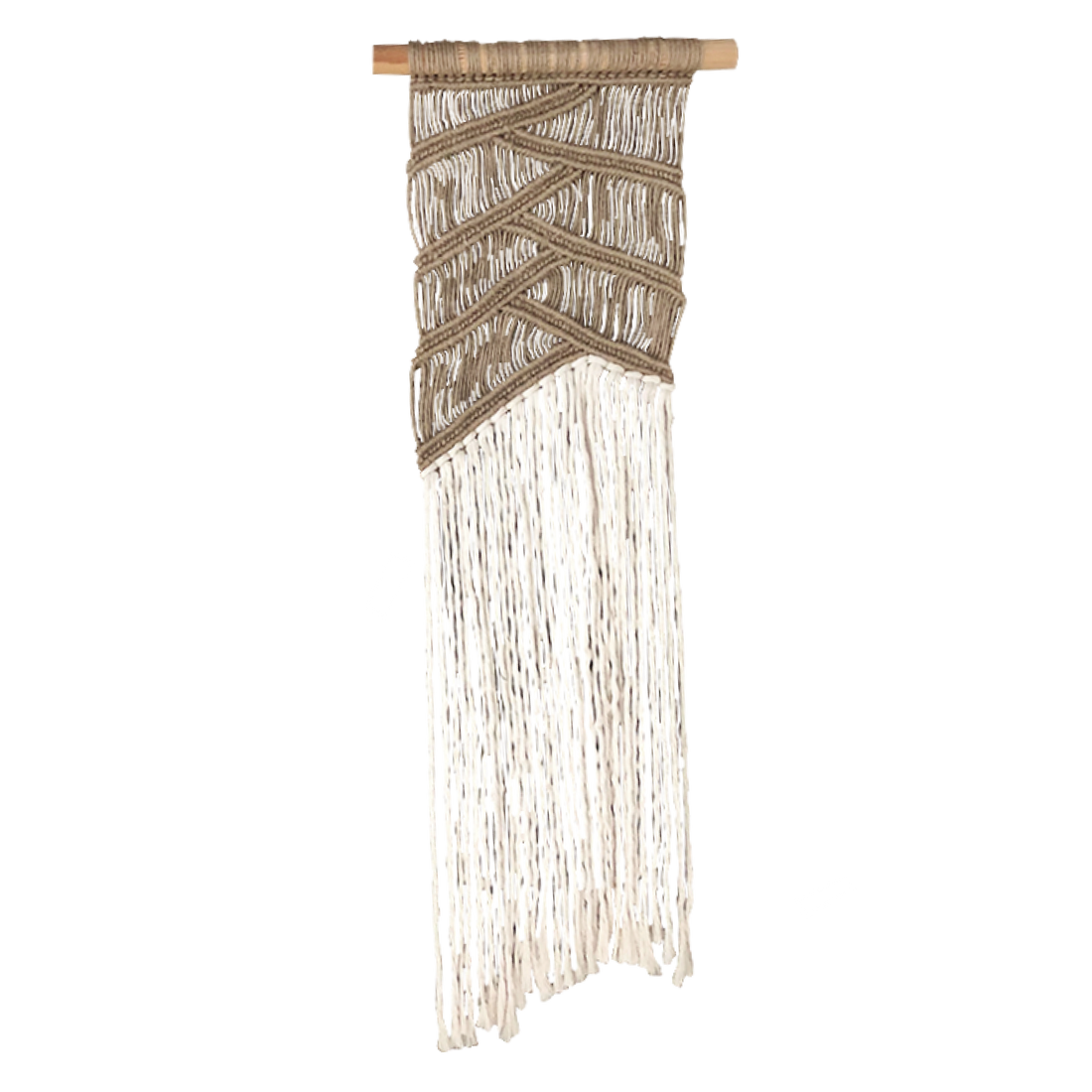 METZA  - TAPIZ DE MACRAMÉ CON YUTE Y ALGODÓN