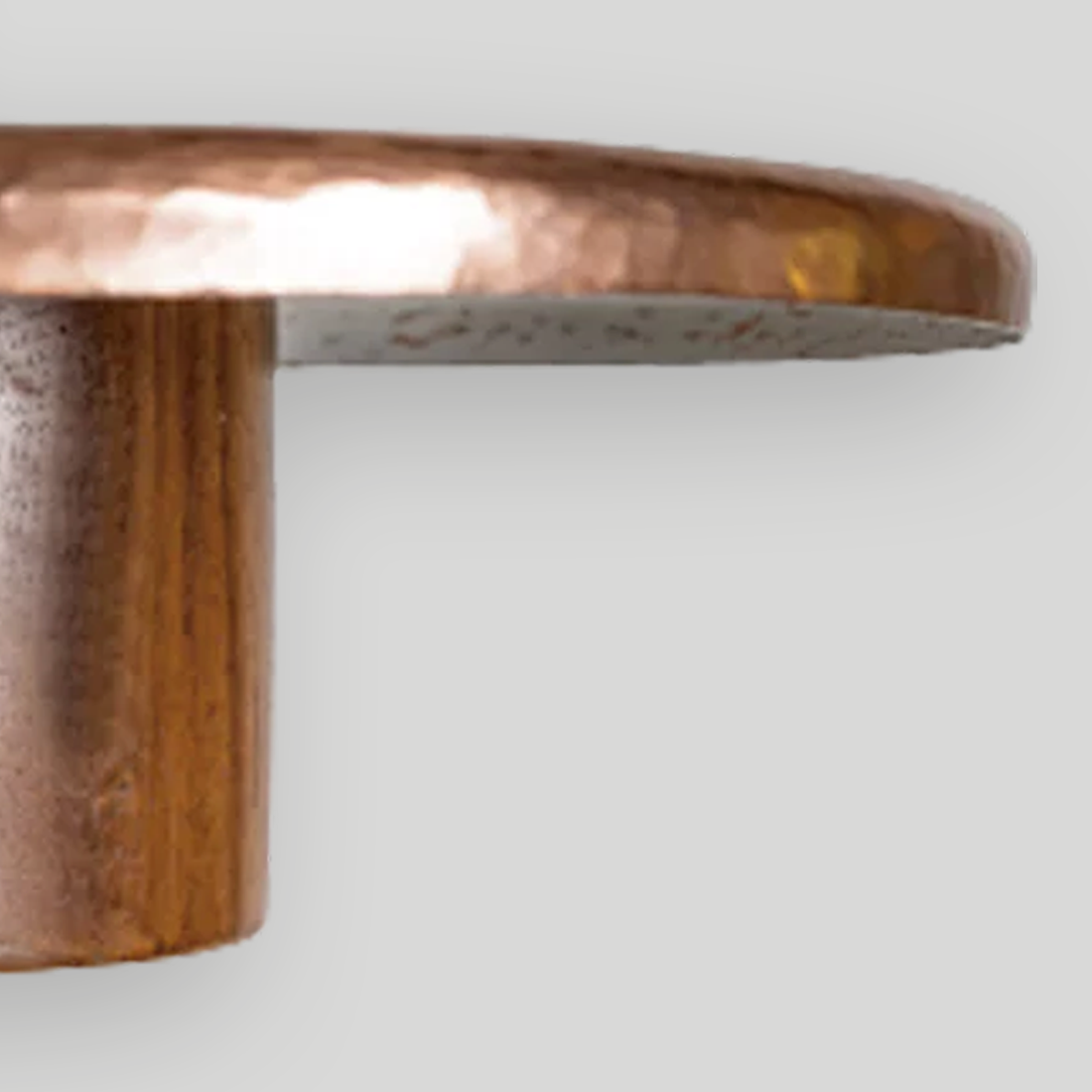 TACÁ - LÁMPARA COLGANTE DE COBRE Y PAROTA