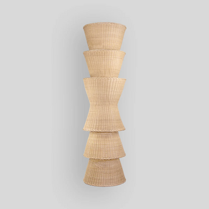 TEXKA - LÁMPARA DE PIE DE MIMBRE