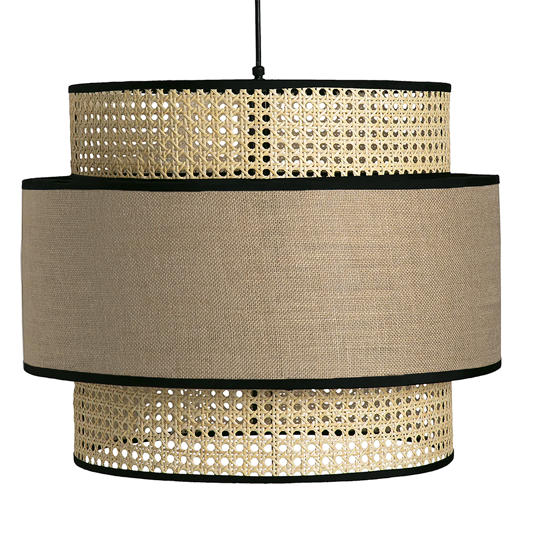 TICUL - LÁMPARA COLGANTE DE BEJUCO & YUTE