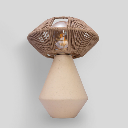 TONAL - LÁMPARA DE MESA DE CERÁMICA Y CORDÓN CRAFT