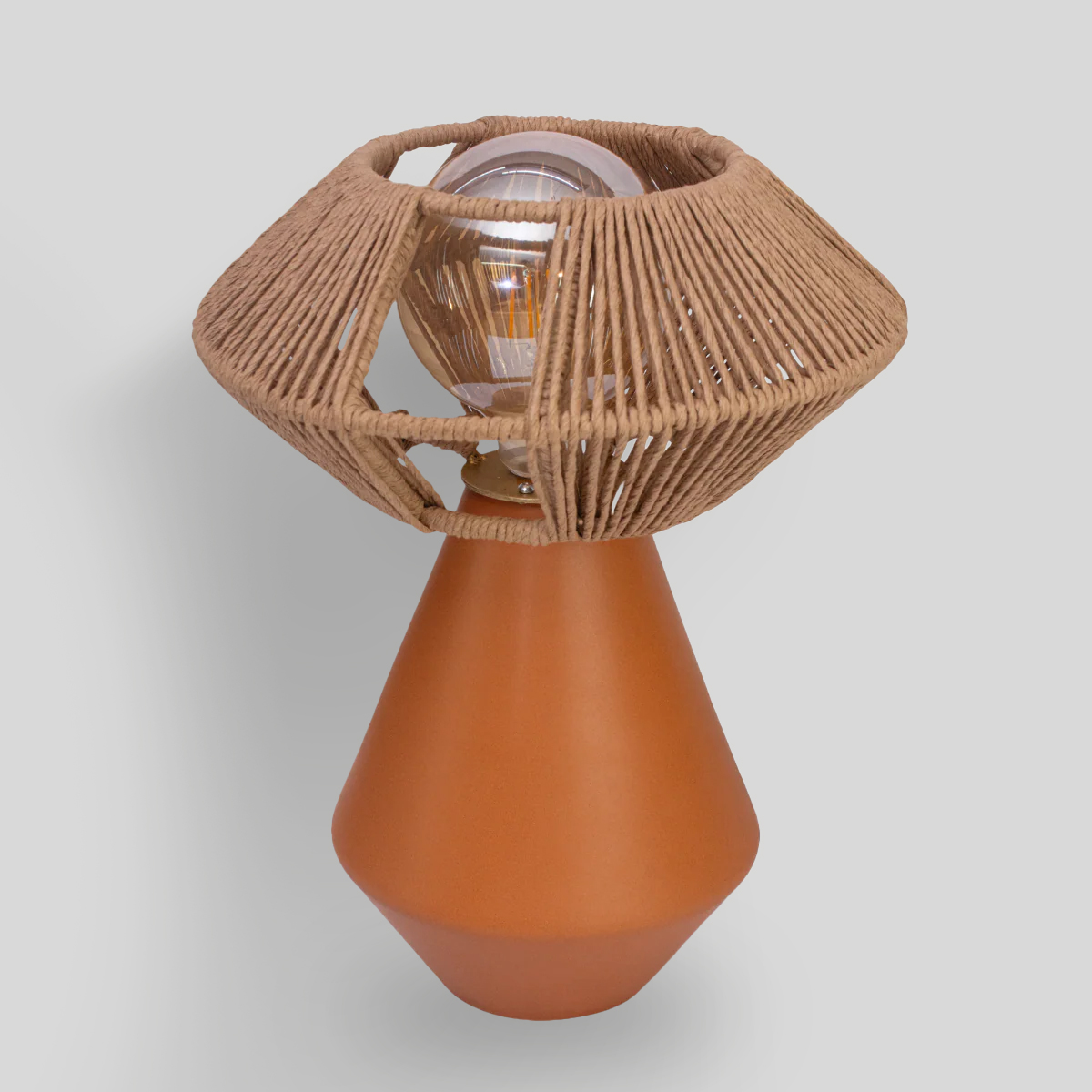 TONAL - LÁMPARA DE MESA DE CERÁMICA Y CORDÓN CRAFT