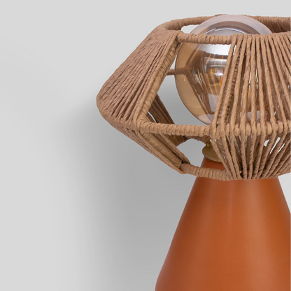 TONAL - LÁMPARA DE MESA DE CERÁMICA Y CORDÓN CRAFT