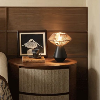 TONAL - LÁMPARA DE MESA DE CERÁMICA Y CORDÓN CRAFT