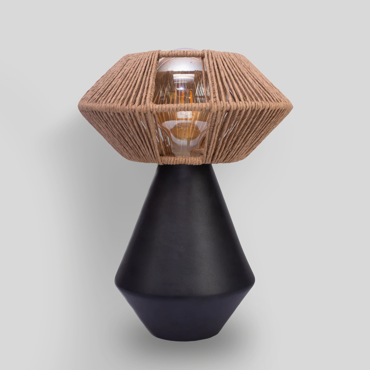 TONAL - LÁMPARA DE MESA DE CERÁMICA Y CORDÓN CRAFT