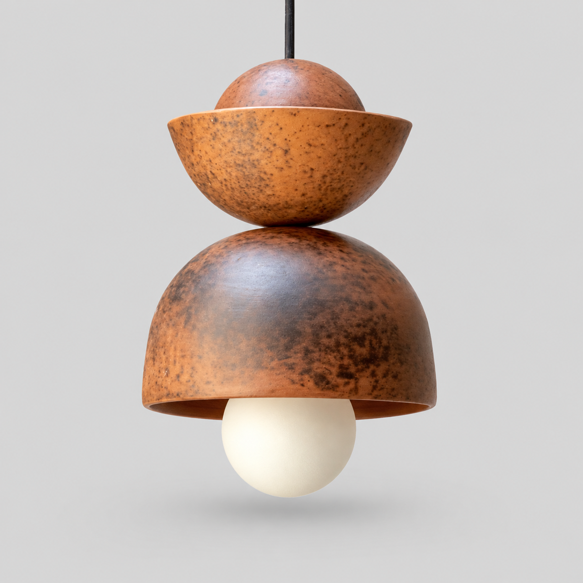 YOKTE - LÁMPARA COLGANTE DE BARRO QUEMADO