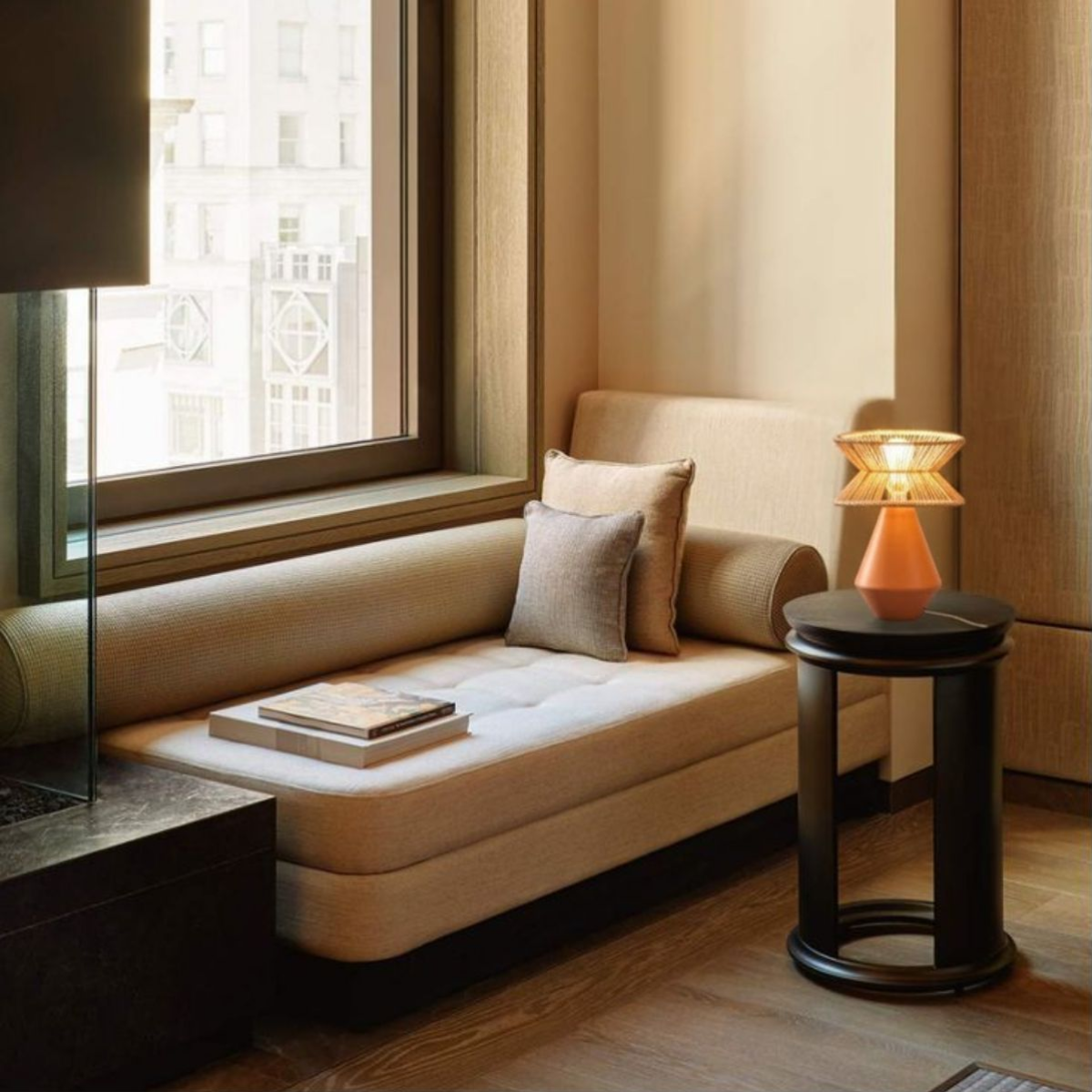 YOLIA - LÁMPARA DE MESA DE CERÁMICA Y CORDÓN CRAFT