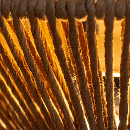 YOLIA - LÁMPARA DE MESA DE CERÁMICA Y CORDÓN CRAFT